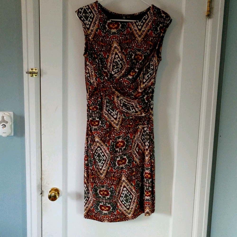 Women's faux wrap dress